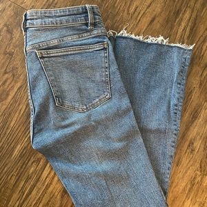 ZARA high rise skinny ankle flare jeans size 4!!